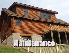  Linville, North Carolina Log Home Maintenance